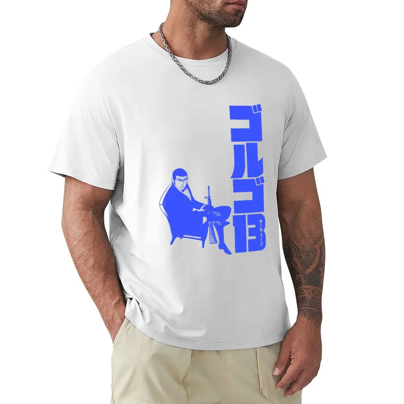 

GOLGO 13 Design T-Shirt oversized oversizeds heavyweight t shirts for men