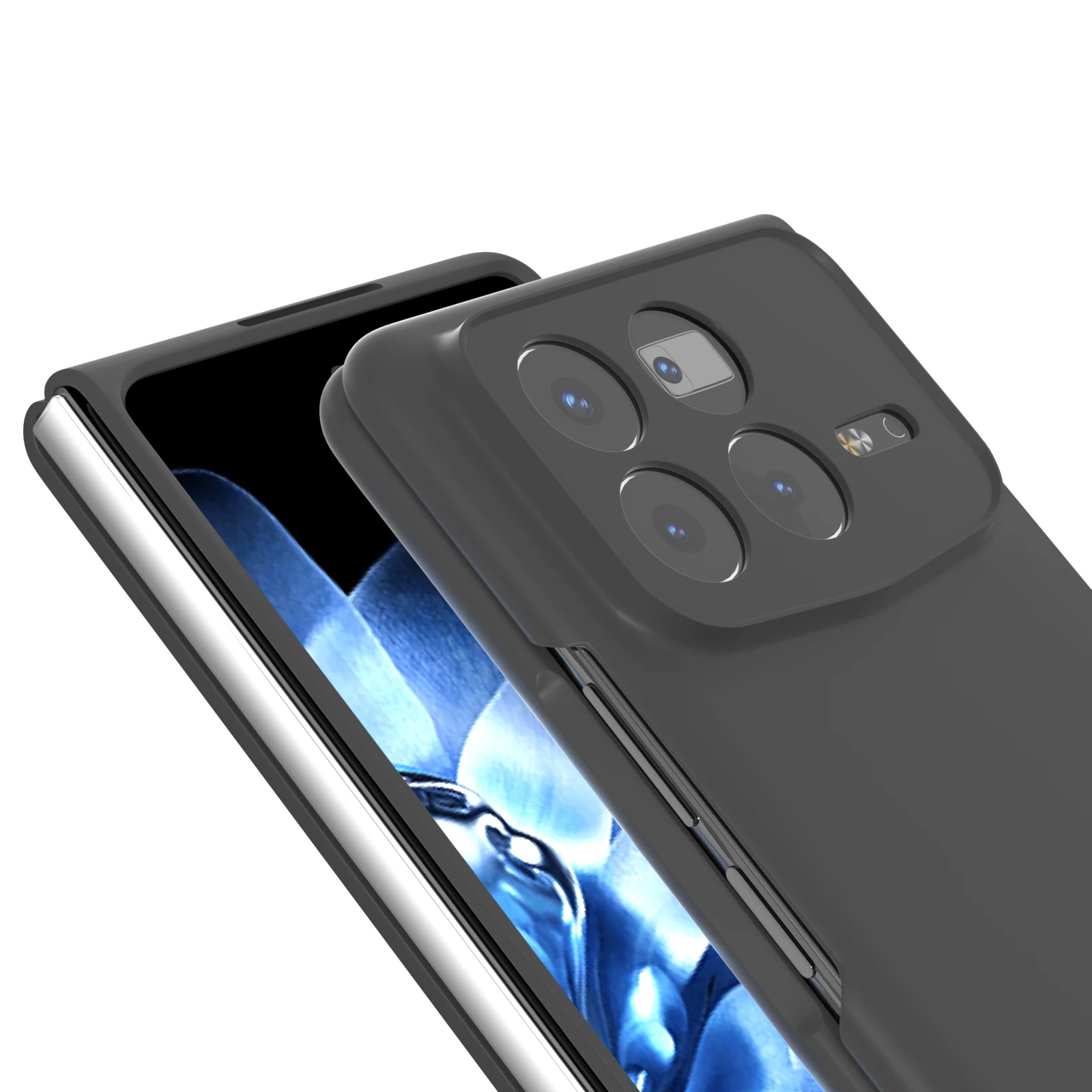Ultra-Thin Skin Feel Hard Case - Anti-Fouling, Comfortable Grip, Super Slim Folding Protective Cover