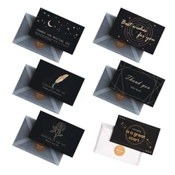 10 Pieces Thank You Cards with Envelopes and Stickers, Blank Note Cards Gift Cards for Wedding, Business, DropShipping