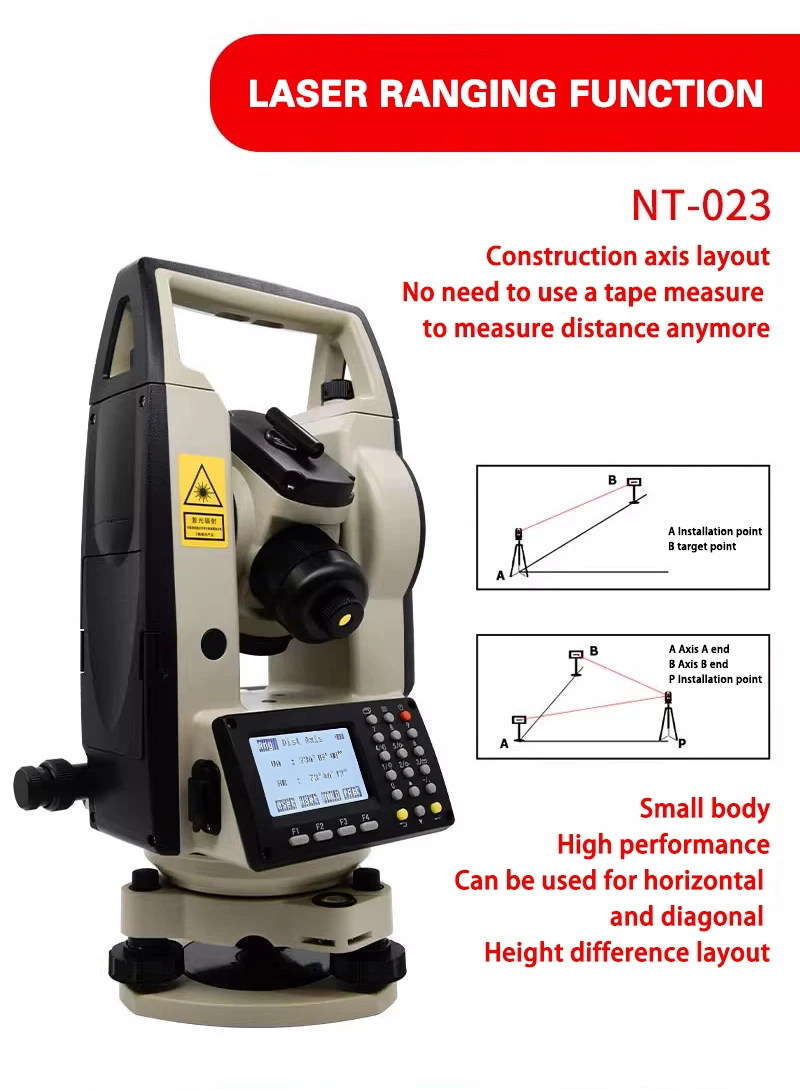 NT-023 Multi-functional Double Laser Red beam surveying instrument Electronic Th