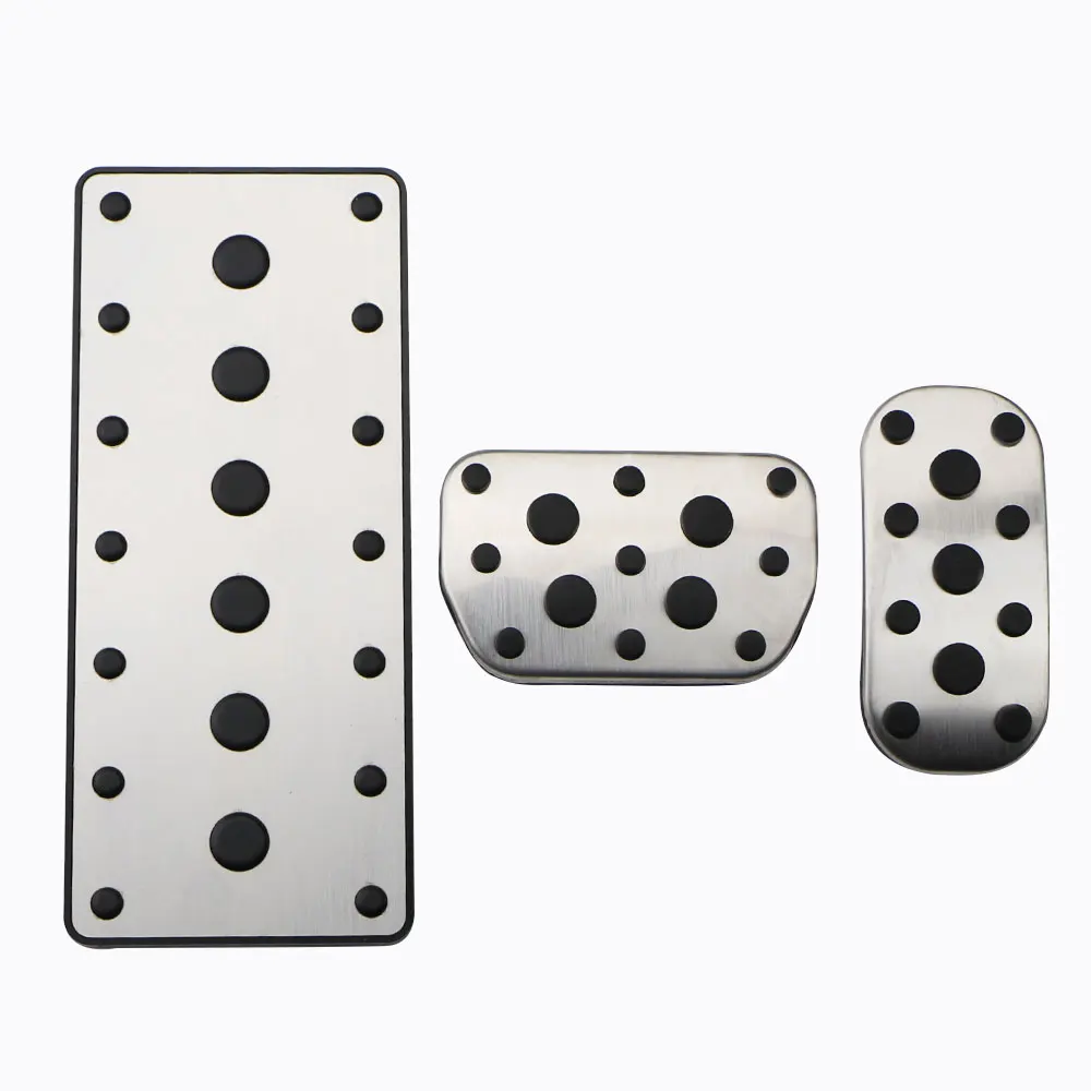 Couvercle De Pédales De Pédales De Frein De Voiture En Acier Inoxydable