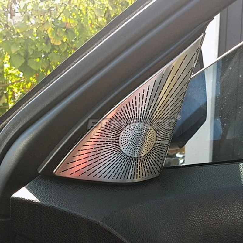 Автомобильный Стайлинг, дверной громкоговоритель, крышка аудиодинамика, отделка, наклейка, аксессуары, части для класса C W204 C180 C200 2008-2014 Автомобильный Стайлинг, дверной громкоговоритель, крышка аудиодинамика, отделка, наклейка, аксессуары, части для класса C W204 C180 C200 2008-2014