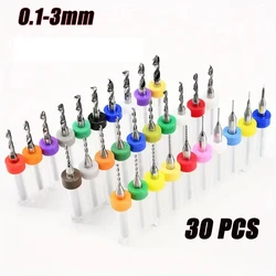 30 - Piece Precision Micro Drill Bit Set for Woodworking and Engraving (30pcs)