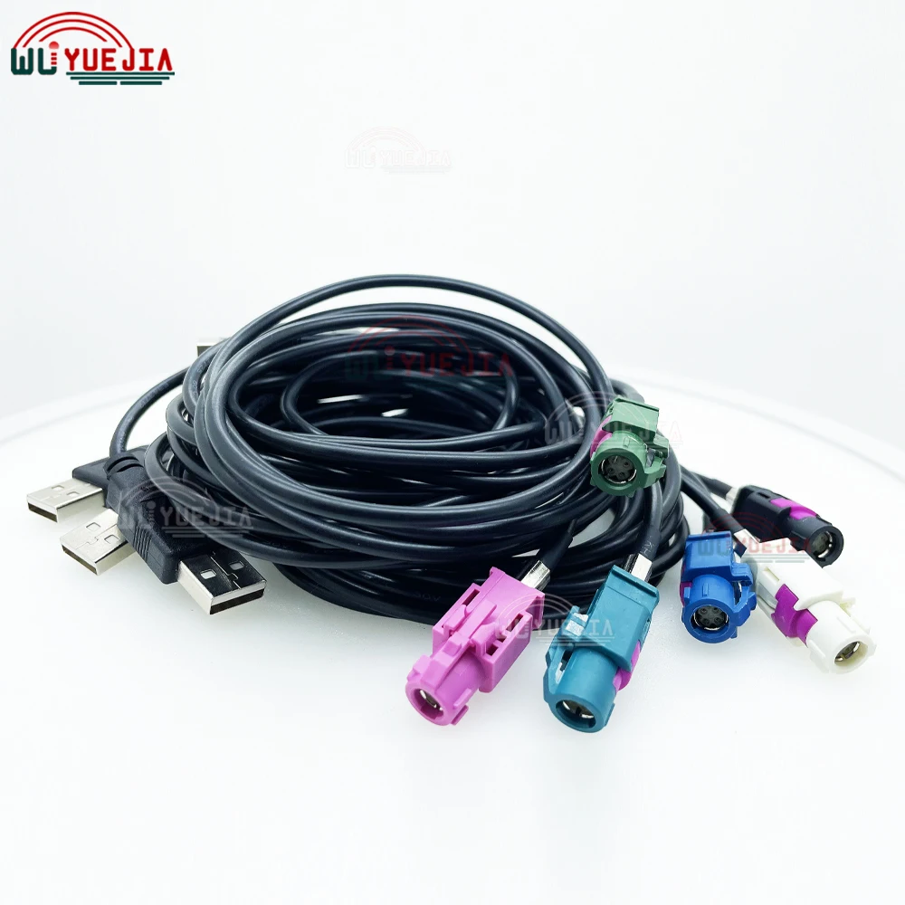 Cavo Da Usb A Hsd Da Usb Am A Hsd Codice A/B/C/D/E/F/G/H/K/Z Jack Femmina A 4Pin Cavo Lvds Schermo Di Controllo Dell'Unità Principale Dell'Auto Rcc Na