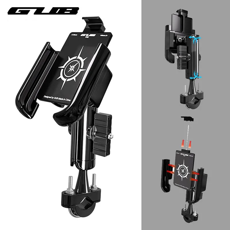 

GUB 360° Rotation Bicycle Phone Holder Aluminum Alloy Cycling Phone Bracket Bike Support Cellphone Motorcycle Phone Holder