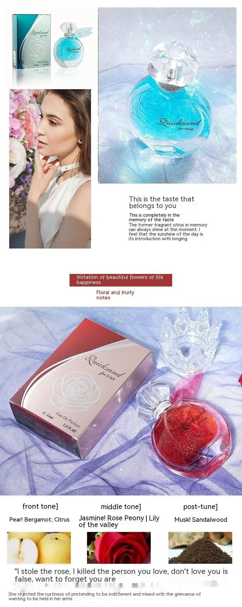 Profumo unisex con note floreali e fruttate fragranza persistente_voghion.com