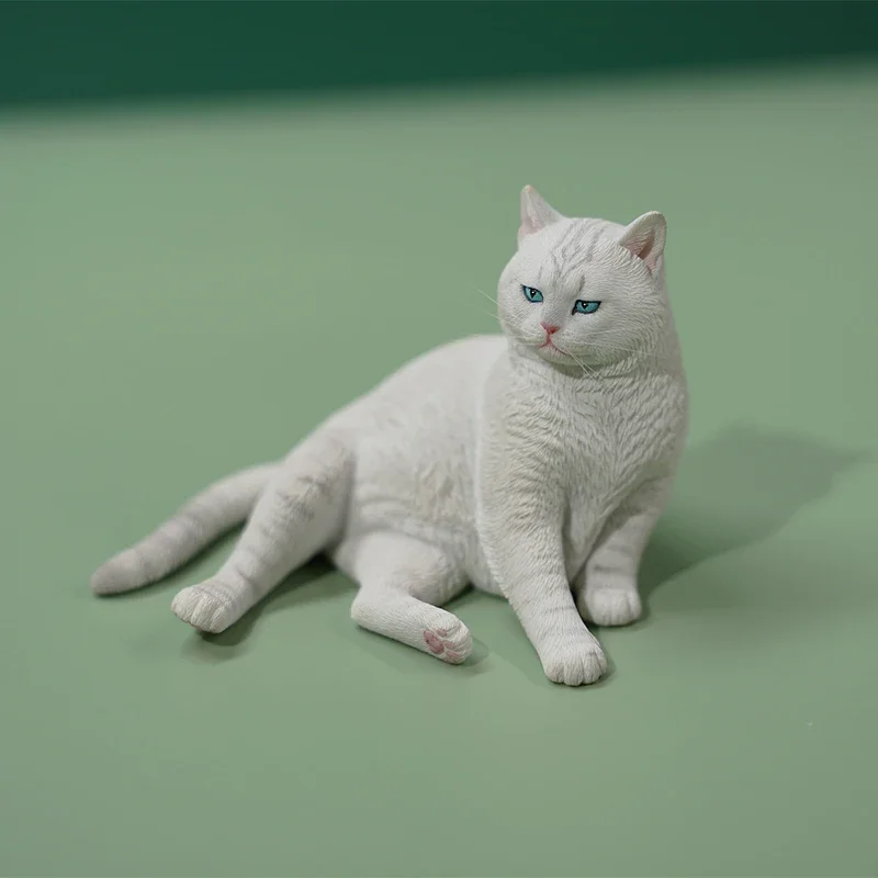 JXK 1/6 Maßstab Niedliches Palastmuseum Haustier Heilung Katze Ornament Modell für 12 Zoll Actionfiguren Szene Dekoration DIY – Detail 11