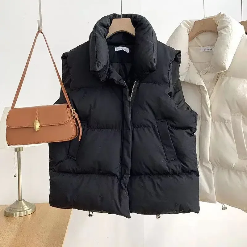 Women Duck Down Jacket Vest Autumn Winter Sleeveless Waistcoat Warm Lightweight Puffer Jacket Female Tops Outwear women down jacket