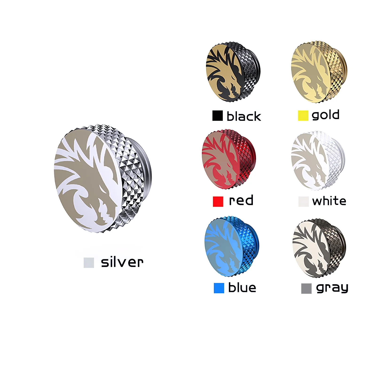 

Bykski Water Cooling End Caps Dragon Head Fitting B-PD5