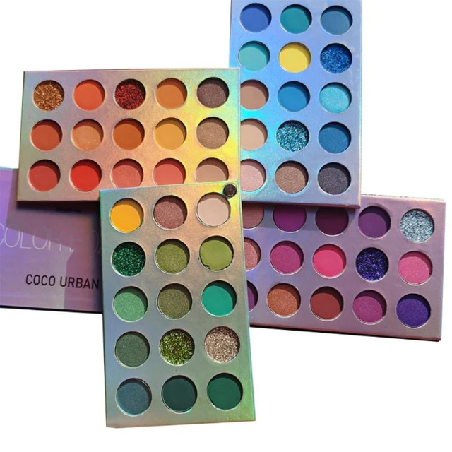  60 Colors Eyeshadow Palette, 4 in1 Color Board Makeup