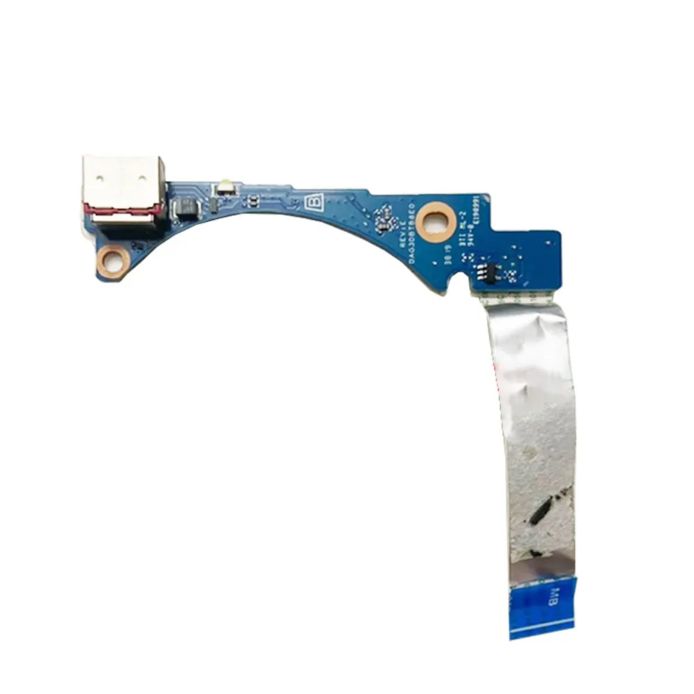 para hp 15-dc Tpn-q211 Computador Portátil io Usb Jack Placa de Fone de Ouvido de Áudio Da0g3dtbcd0 Dag3dbab8f0 - Imagem 2