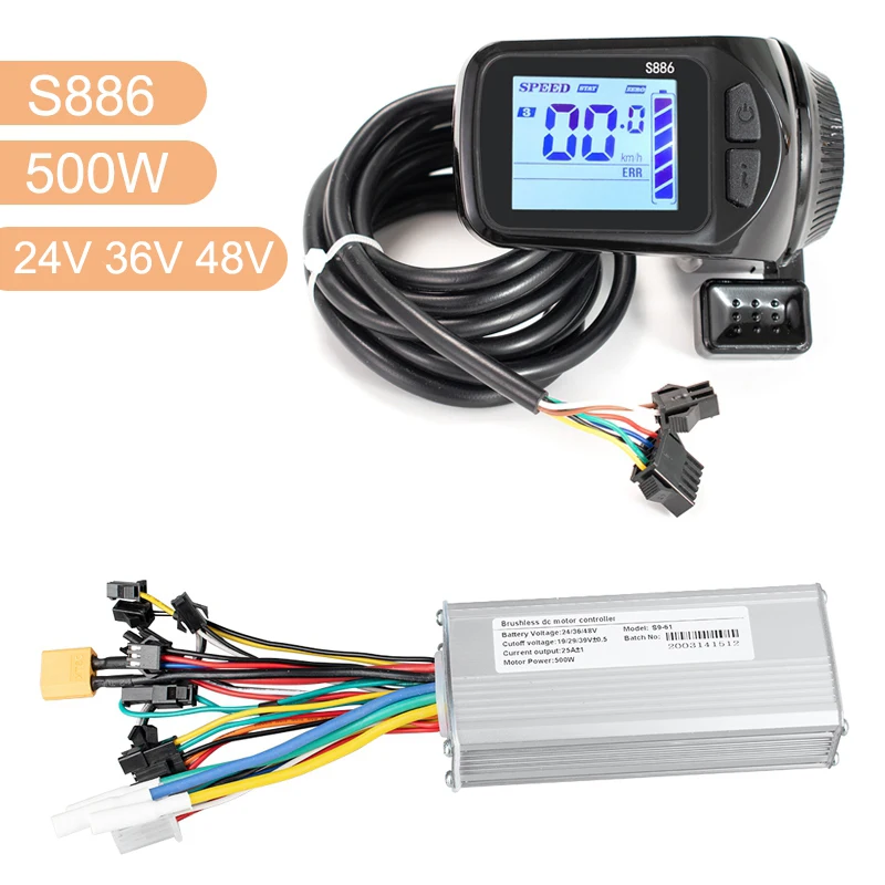 Controller Per Scooter Elettrico 36V-60V 1000W Brushless Con Display LCD - Regolatore Intelligente