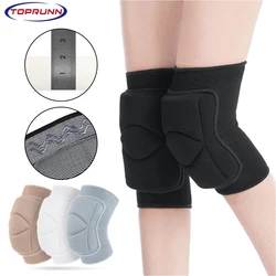 TopRunn 2Pcs/Pair Non-Slip Knee Brace Soft Knee Pads Breathable Knee Compression Sleeve for Dance,Wrestling,VolleyballBasketball