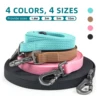 1.8M 3M 5M 10M  PVC Dog Leash large dog Medium Waterproof and easy to clean Wave texture running dog training Leash long strong 5
