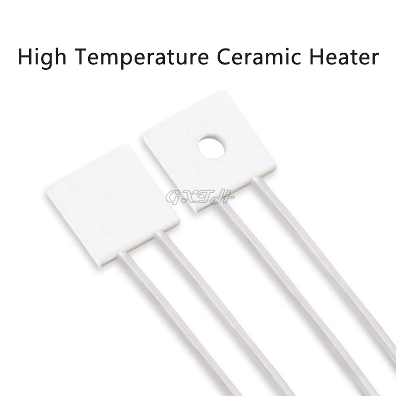 5PCS 10*10mm Miniature High Temperature Ceramic Heater Ultrathin Dry