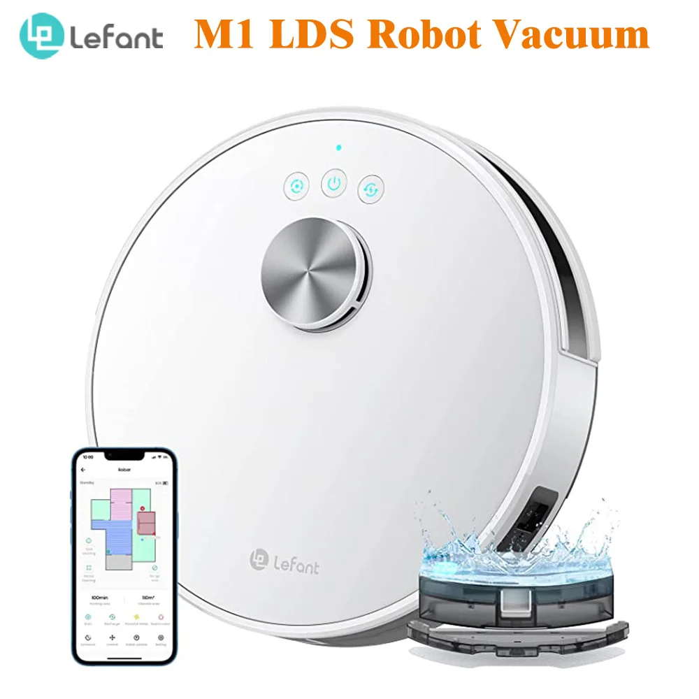 Lefant LDS M1 Robot Vacuum Cleaner Sweep Mop 2 in 1 Real-time Map