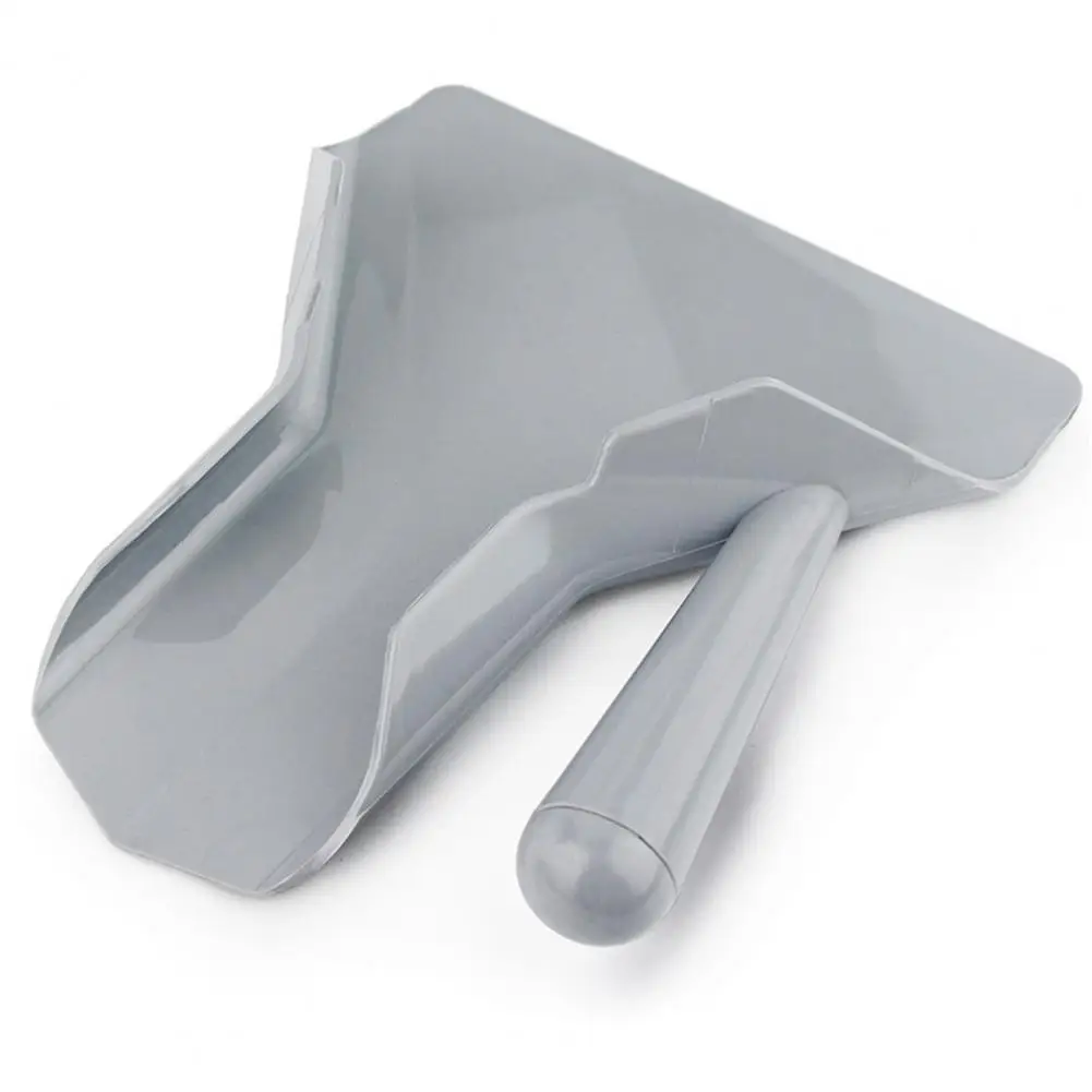 Single/Double Handles Grip Chip Scoop Food Shovel French Fries Stainless Steel Kitchen Tools Shovel Fries Burger Packaging Tool