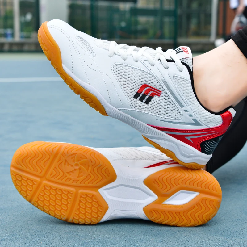 

Luxury Brand Ping Pong Sport Shoes for Men Breathable Women Badminton Sneakers Volleyball Shoes Training Table Tennis Shoes