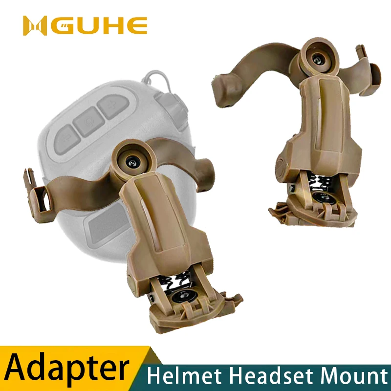 Helmet headphone holder Headset rail mounting Helmet adapter Headphone accessories compatible with EARMOR headsets