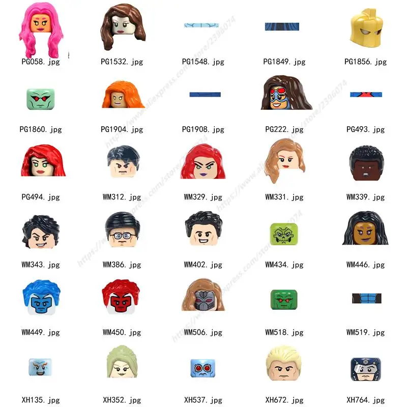 

Single Action Figures accessories Building Blocks for children Series-007