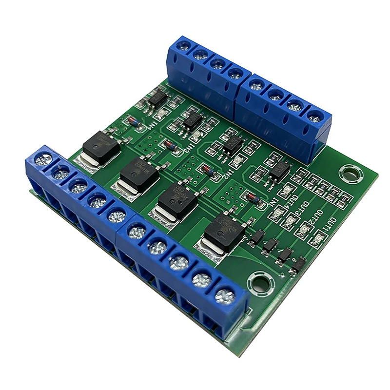 

MOS FET 4 Channels Pulse Trigger Switch Controller PWM Input Steady For Motor LED 4 Way 4ch 4 Way Diy Electronic Module