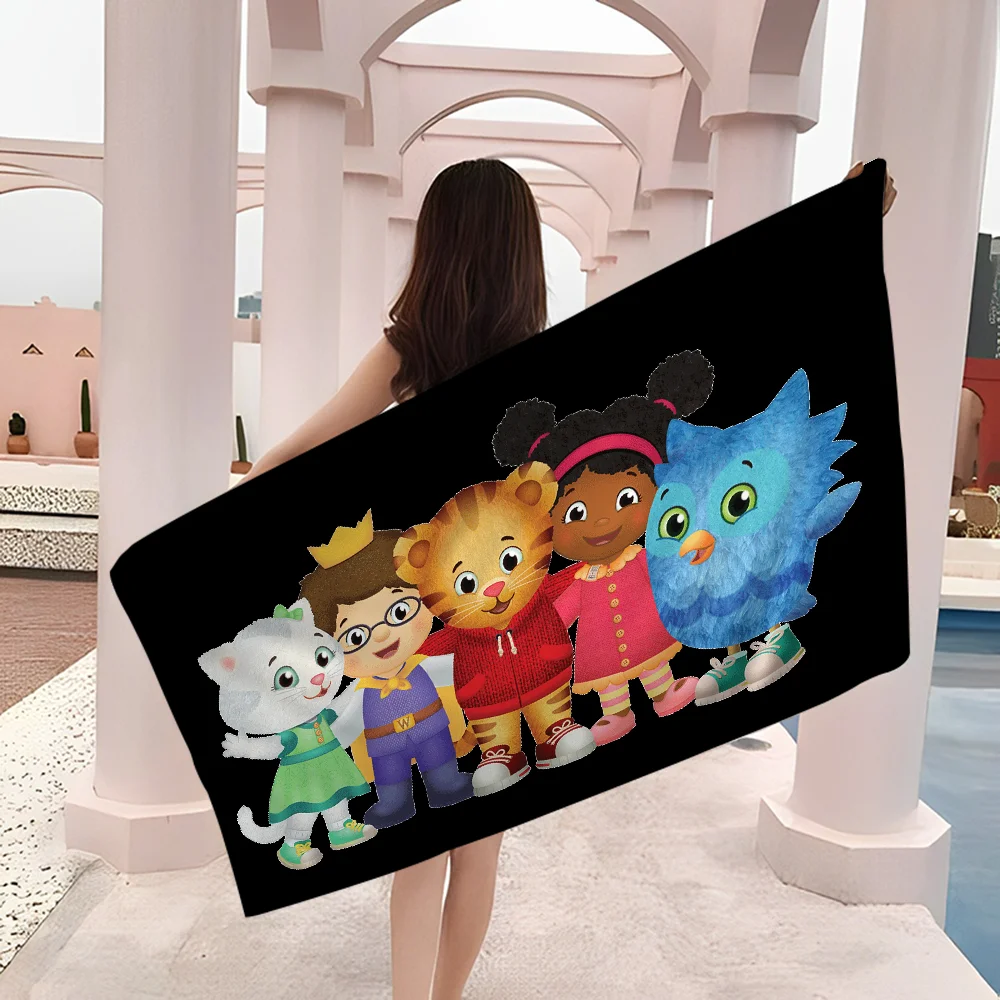 Daniel-Tigers Stop Towel Microfiber Beach Towel Absorbent Quick dry Soft Yoga Swimming Resort Mountain Climbing Towel 2