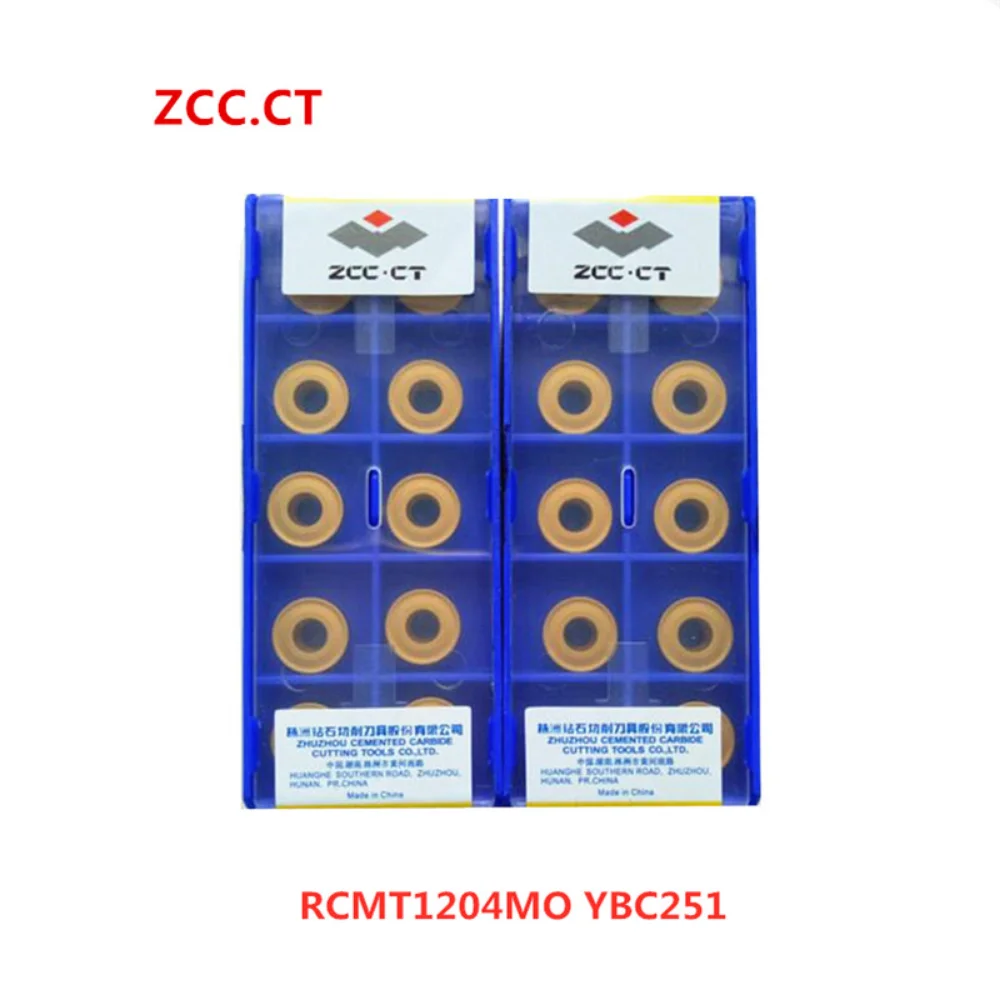 

Индексируемая вставка ZCC.CT 10P RCMT1204MO / 1606MO YBC251, обработанные карбидные вставки, токарный станок с ЧПУ для стали