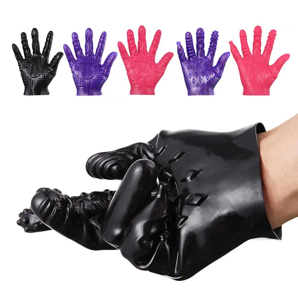 Finger Gloves Breast Nipples Massage Clitoris Vagina Stimulator Sex Gloves Masturbation Orgasm Sex Toys For Couples Women sex toys