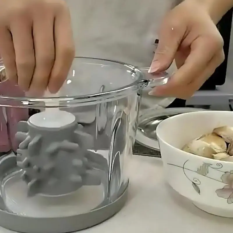 652F 2/3L 용량 고기 분쇄기 실리콘 부착용 효율적인 마늘 필링 도구