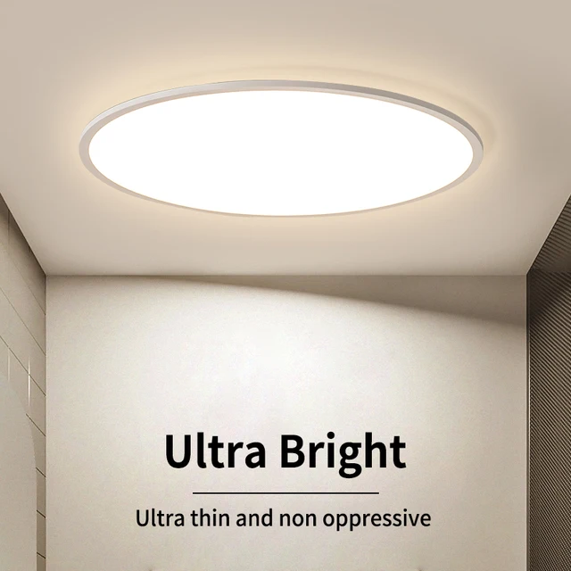 UltraThin LED โคมไฟเพดานพร้อมรีโมทคอนโทรลขนาดใหญ่พื้นผิวส่องสว่างโคมไฟห้องนอน luster Home Decor ห้องนั่งเล่น Study LIGHTING 1