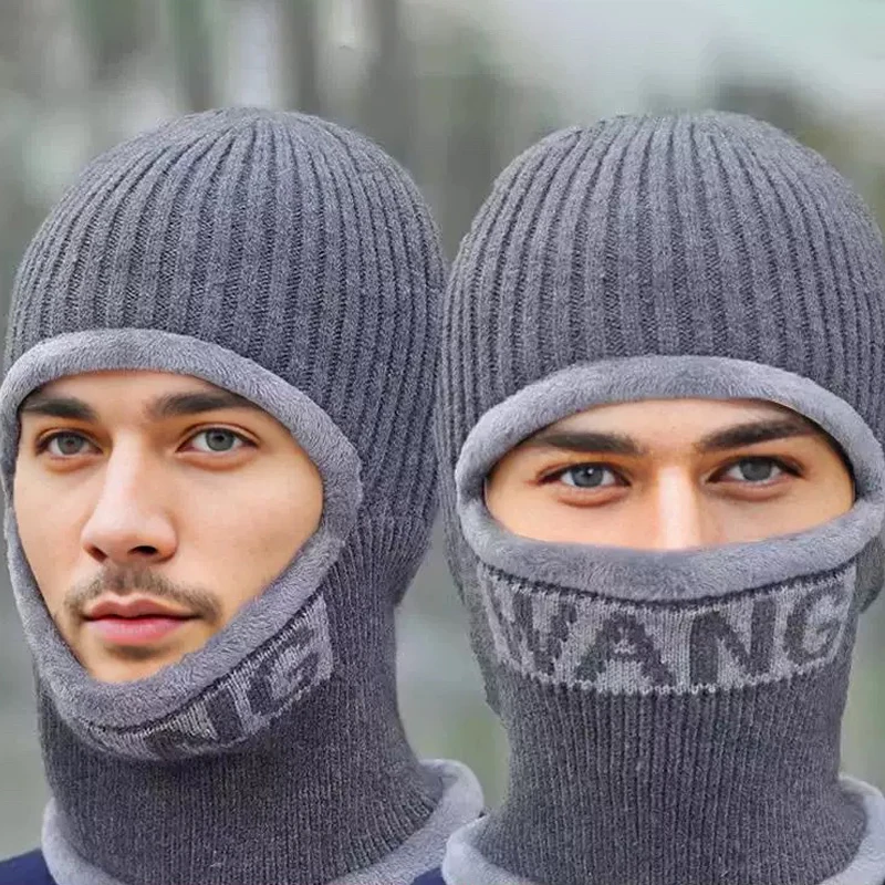 Wool Cap for Cycling and Motorcycle Riding with Ear Protection and Windproof Function