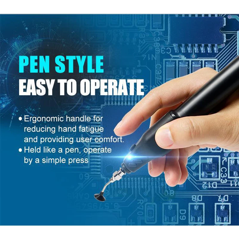 

MS-B126 Suction Pen Strong Electric Vacuum Chuck Antistatic Suction Pen IC Chip Electronic Parts Lens Absorbers Device