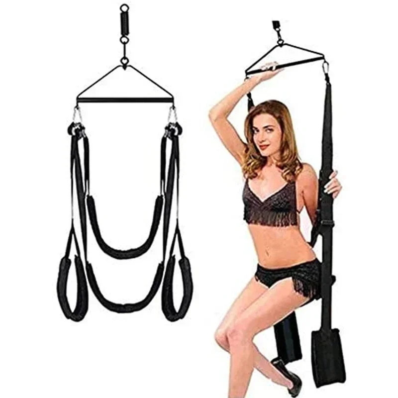 Soft Material Sex Swing Sex Furniture Fetish Bandage Love Adult Game Chairs Hanging Door Swing Erotic Toys for Couples