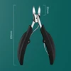 1Pcs Ingrown Nail Clippers Precision Thick Toenail Clipper Comfort Grip Fingernail Clipper Ergonomic Handle Toenail Scissors 6