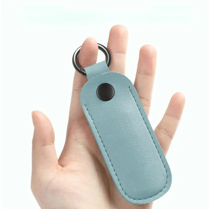 PU Leather Keychain USB Flash Drive Storage Case