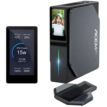 ACEMAGIC S1 Mini PC Gamer Windows 11 Intel 12th Alder Lake N97 DDR4 16GB 512GB WIFI6 Bluetooth 5.2 VGA Gaming Computer 1