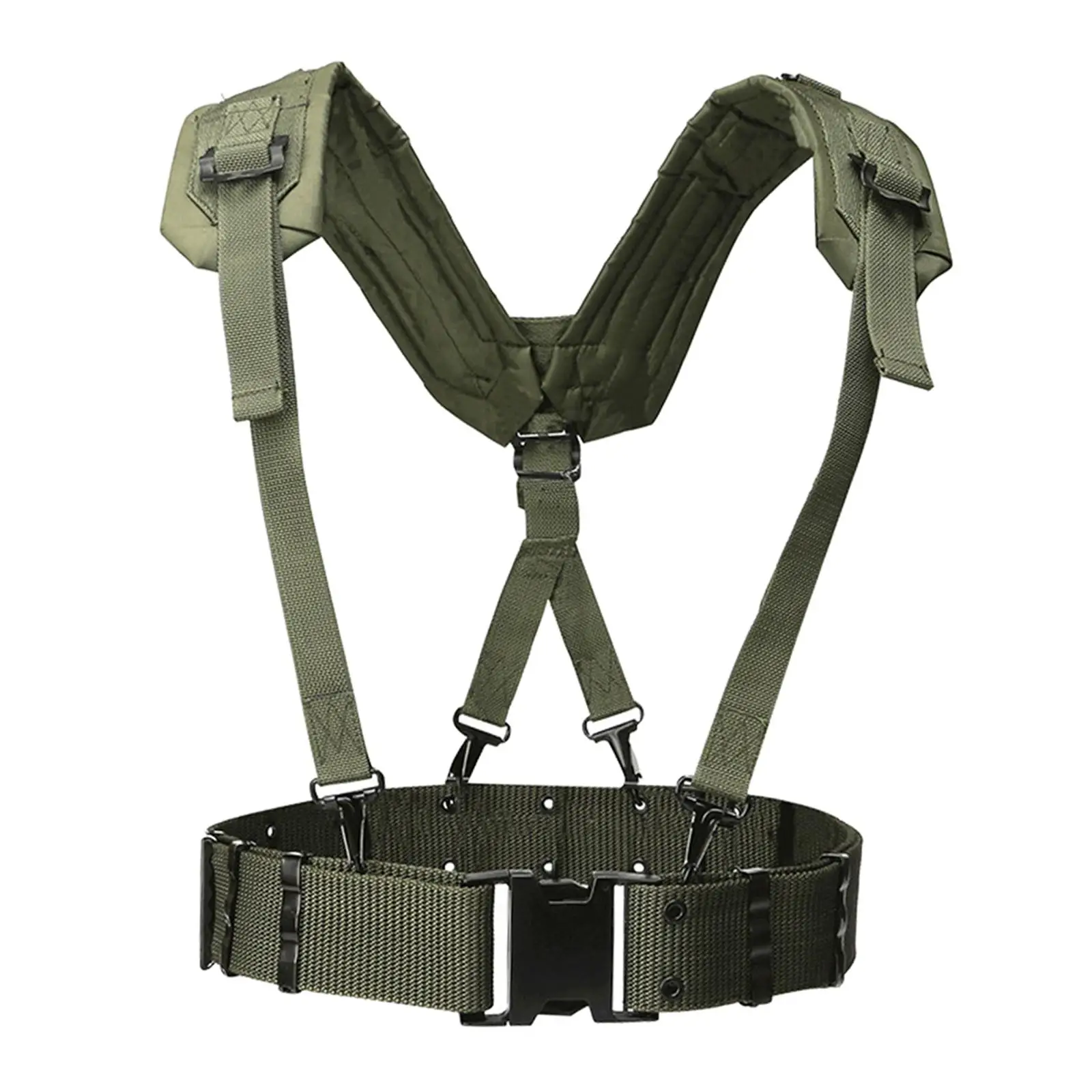 Y Shaped Suspenders Men Women Tool Duty Belt Harness Multipurpose Portable Nylon