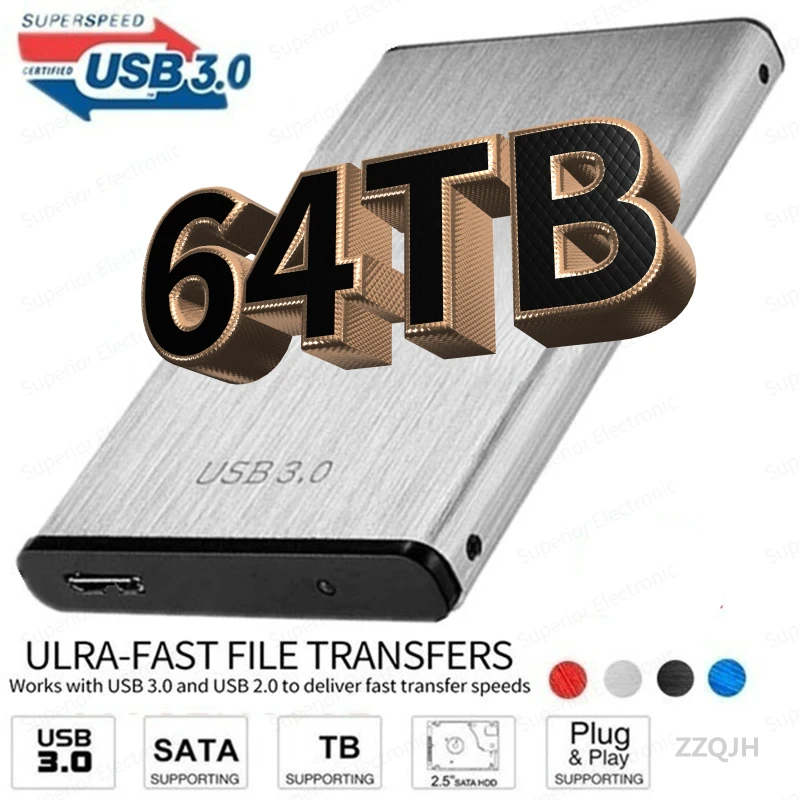 Original High Speed Ssd External Hard Drive Ssd 60tb 30tb 16tb Typec