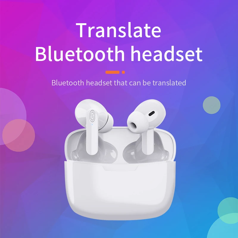 NEW Translation Headphones 84 Languages Instant Translate Smart Voice Translator Wireless Bluetooth Translator Earphone