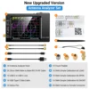 Network Antenna Analyzer, NanoVNA-H Vector10KHz-1.5G HzMF HF VHF UHF with Shell Voltage Standing Wave Ratio, Phase, Delay,Smith 2