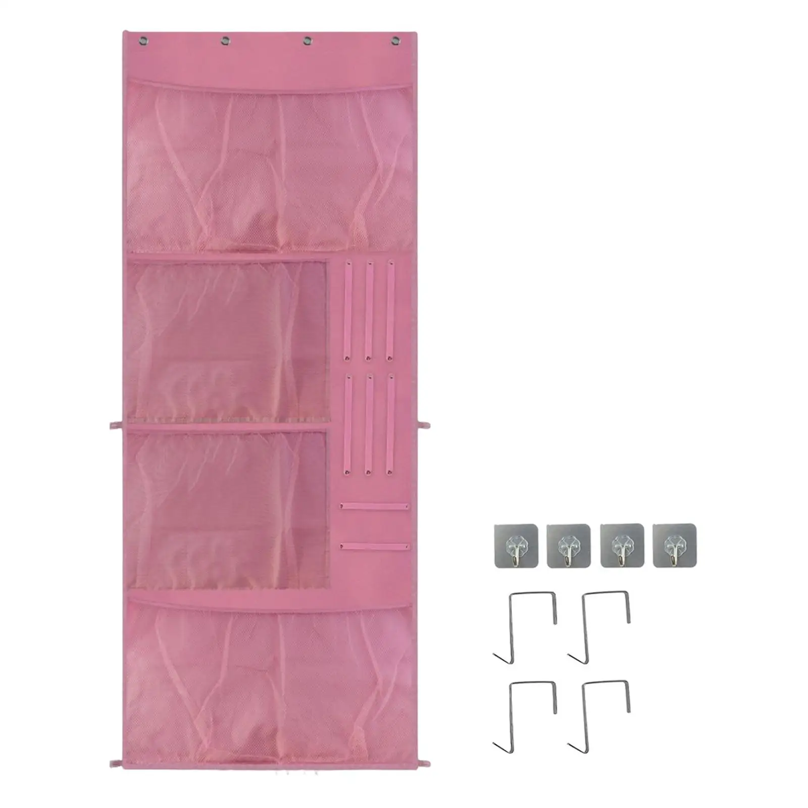 

Over The Door Hanging Shoe Organizer Easy Installation Large Capacity Baby Supplies Foldable Stuffed Animals Bag for Bunk Bed