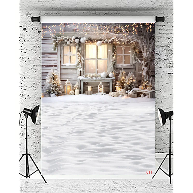 

SHENGYONGBAO Christmas Day Decoration Photography Backdrops Magic Xmas Eve Happy New Year Creath Studio Background Props JD-28