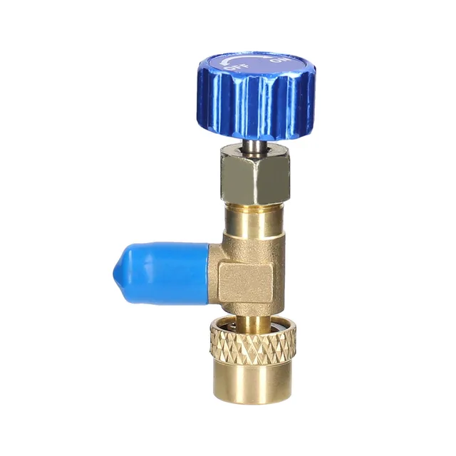 Valvola Sicurezza Condizionatore - Ottone, 1/4" - 5/16", Per Controllo Flusso Refrigerante - Foto 6