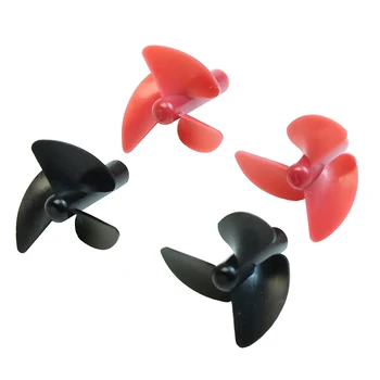 1 paio di eliche per barche RC da 28 mm di diametro. Puntello PC sinistro destro a 3 pale da 2,3 mm per esca da pesca in barca giocattolo RC