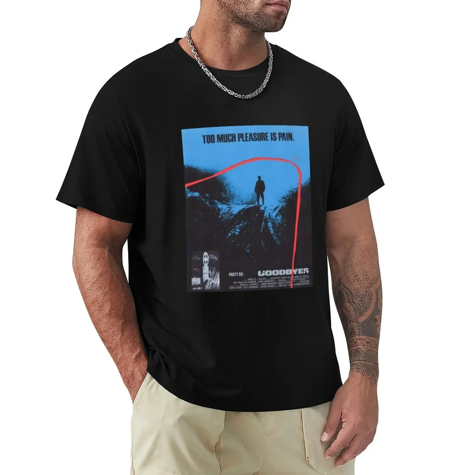 

posty - GOODBYES album cover T-Shirt Short t-shirt summer top quick-drying t-shirt slim fit t shirts for men