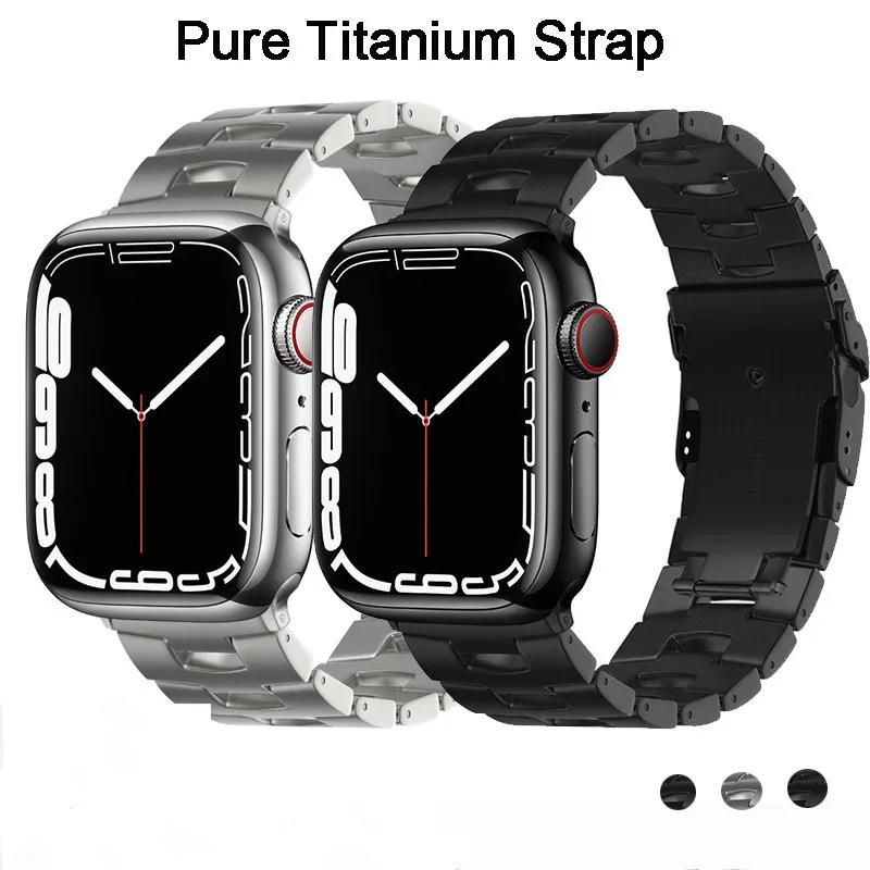 

Ремешок титановый для часов Apple Watch 8, iWatch7Se