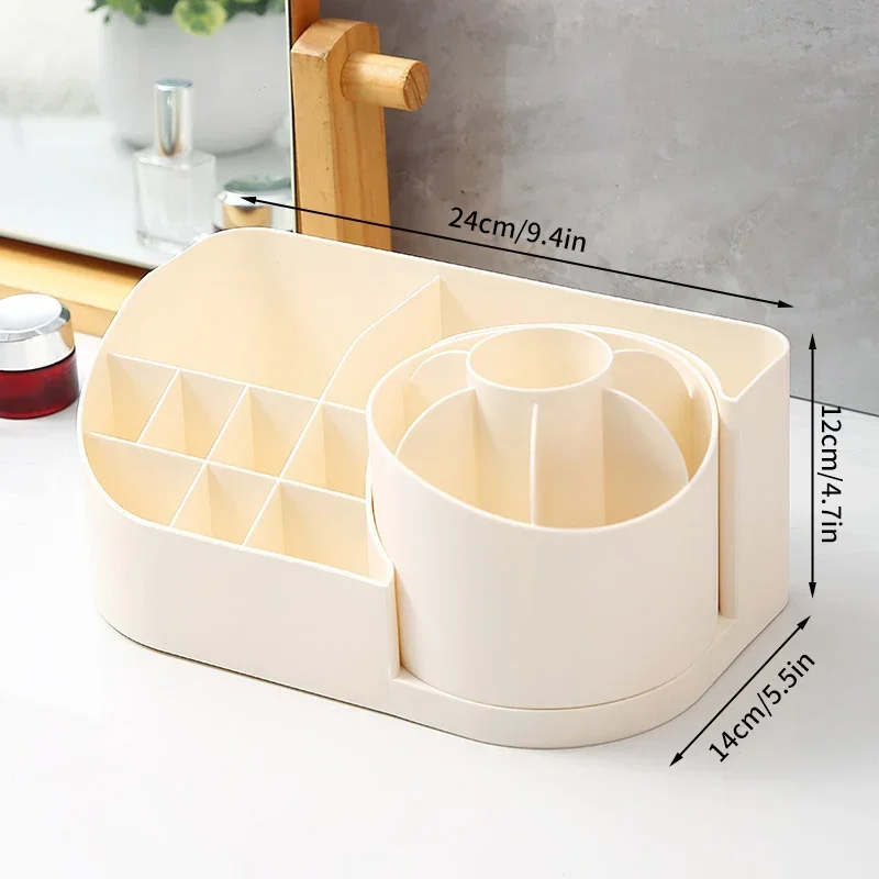 New 360°Make Container Holder Storag Brush Cosmet Storag Box Luxury Makeup OrganiserLipsticks Make Up Container Organizer Box 2