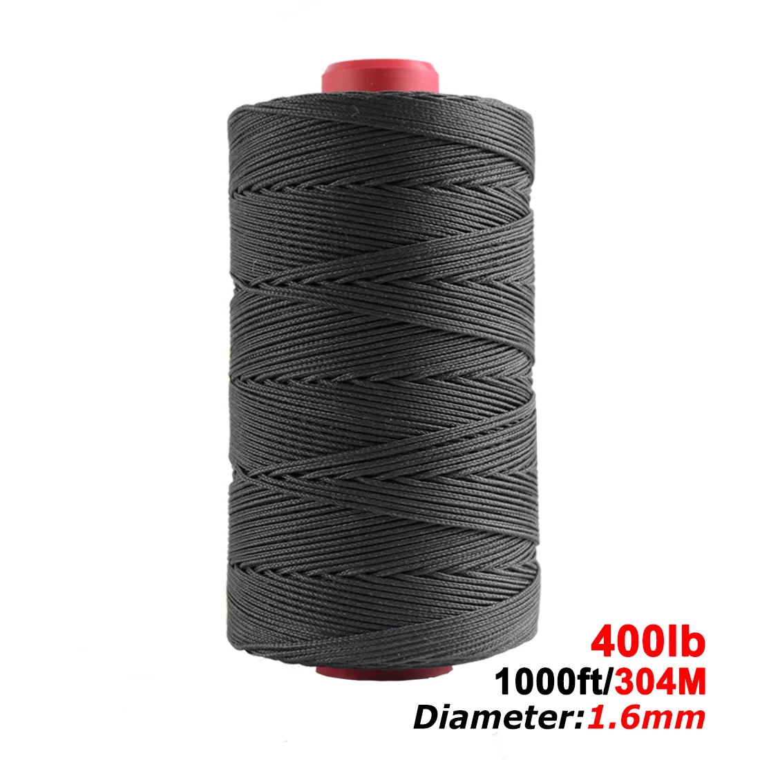 Black Braided Kevlar Line 400lbs High Strength 1.6mm Heavy Duty