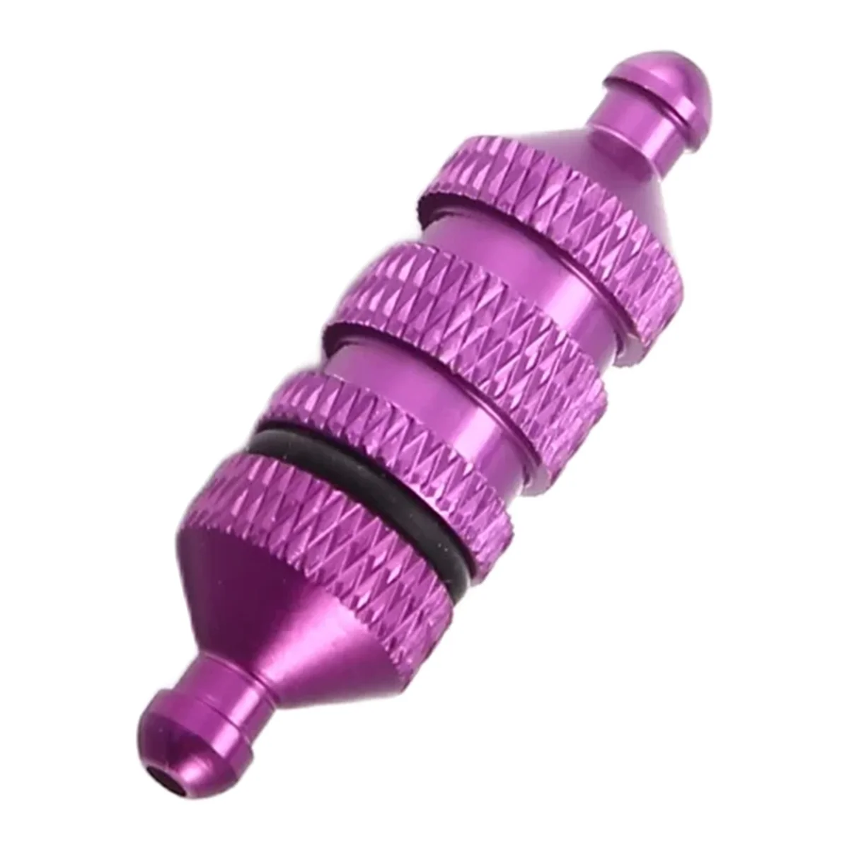 Filtre à carburant Nitro pour voiture RC, présenté sur fond blanc, compatible 1/8 et 1/10
