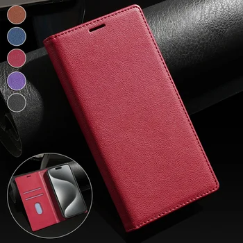 Ultrathin Magnetic Flip Leather Case For iPhone 17 Air 16 15 14 13 12 11 Pro Max 16E Plus Wallet Card Cover For iPhone XS Max XR